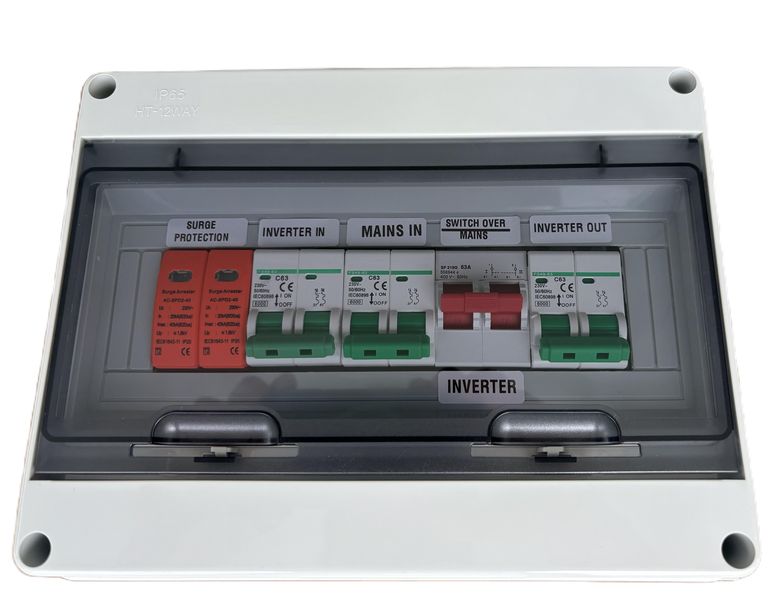 U2D Solar AC Switch Over Distribution Box - Generic