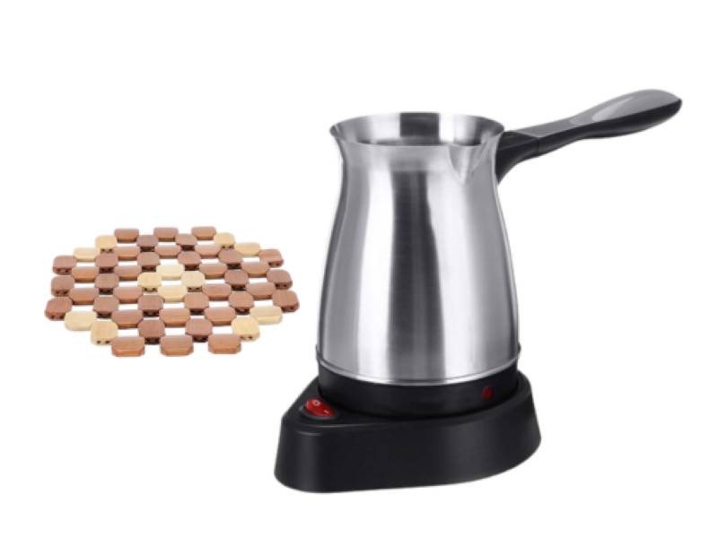 Arole- Electric Portable Coffee Machine/ Bamboo Placemat