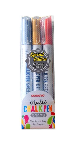 Mungyo Metallic Chalk Pen Set of 3