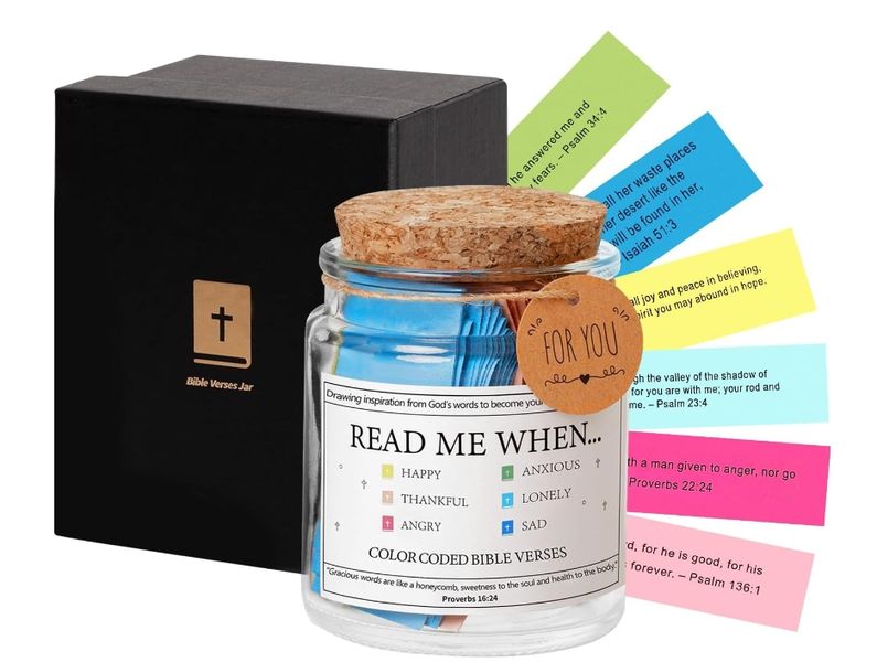 Bible Verses in a Jar Emotions for Women,Mom Gifts,Graduation gift