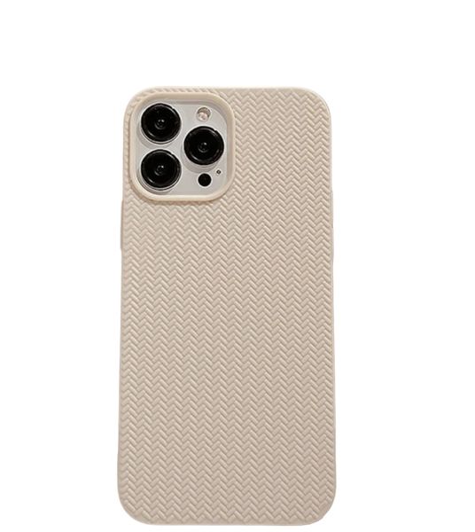 Beige geometric shape iphone case