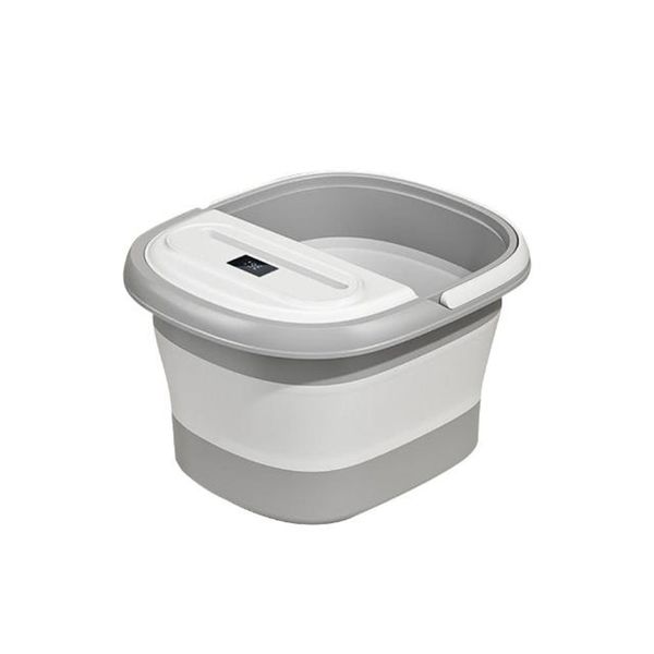 Collapsible Foot Spa Bucket with Lid Portable Thermal Insulation Foot Bath