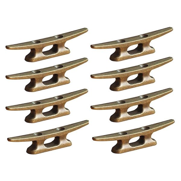 Boat Dock Cleat 4 Inch for Nautical Beach Lake Maritime Decor,8-piece
