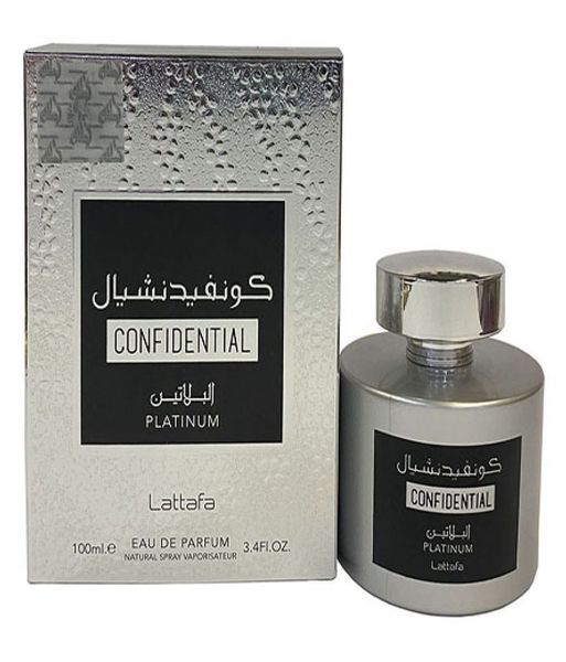 Lattafa Confidential Platinum edp 100ml