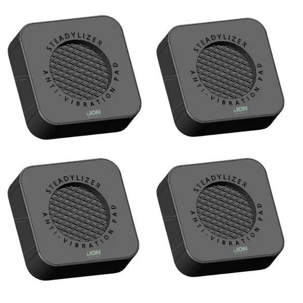 LH Anti-Vibration Pads for Washer &amp; Dryer Heavy-Duty 4Pack - Black