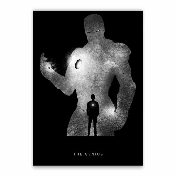 Tony Stark The Genius Poster - A1