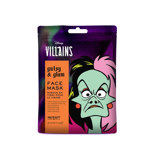Villains Cruella Sheet Face Mask Mad Beauty
