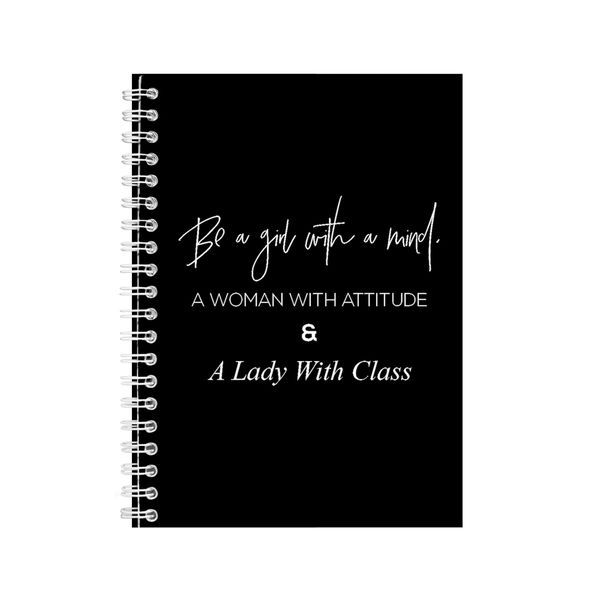Be A5 Notebook Spiral and Lined Motivational Saying Graphic Notepad Gift159