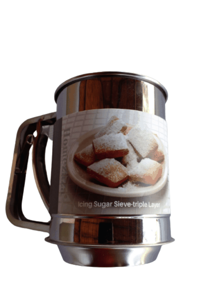 Durable Stainless Steel Icing Sugar Sieve Triple Layer