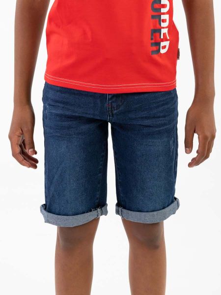 Lee Cooper Boy's Denim Shorts: Angelo Indigo