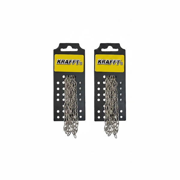 Nickel-Plated Clock Chain 1.6mm x 1m - Durable &amp; - 2 Pack