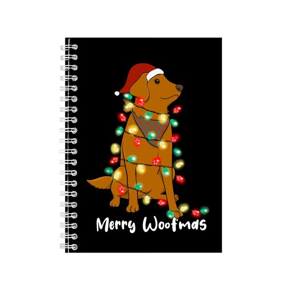 Christmas Dog Notebook Festive Gift Idea Writing Book Notepad Pad 59