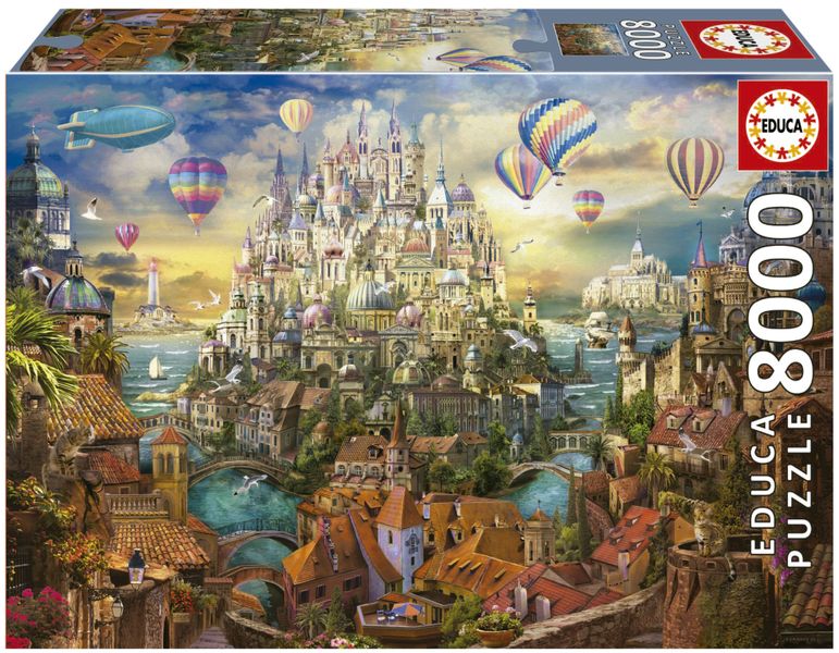 Educa Dream Town 8000 Piece Puzzle