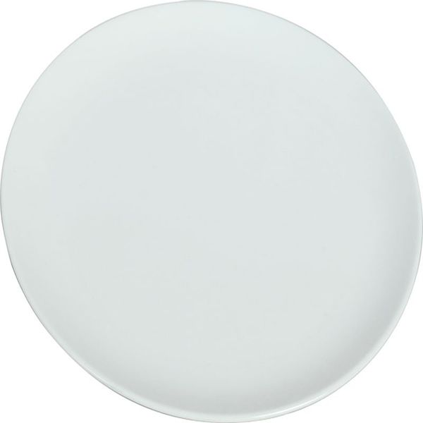 Bulk Pack x 12 Melamine Plastic White Plate 25cm