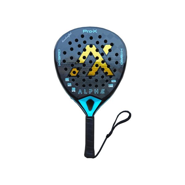 Alpha X - 18k Padel Racket - Power - Carbon Fibre