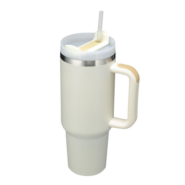 1.2LStainless Steel Insulated Vacuum Cup with Lid and Straw