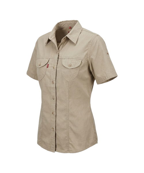 Salty - Women's Safari Shirt - Stone