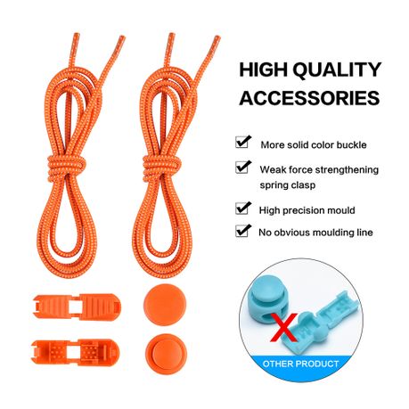 Round hot sale elastic laces