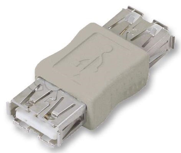 L-Com (UAD015FF) USB Adapter, USB Type A Receptacle, USB Type A Receptacl