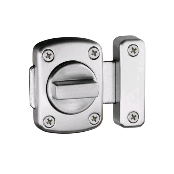 Silver Zinc Alloy Rotate Heavy Duty Home Security Door Lock With Screws
