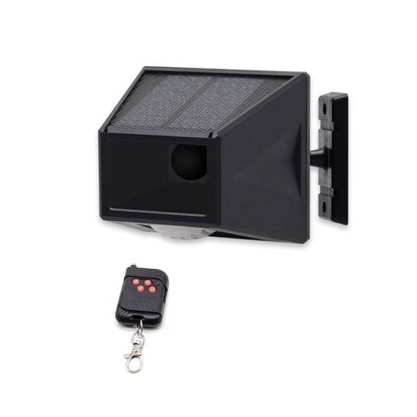 LED Outdoor Remote Controlled Solar Alarm Lamp