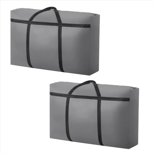 2 Pack Moving Bags with Strong Zippers for College Students Moving