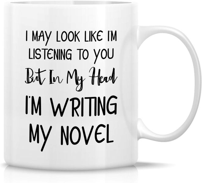 I'm Writing My Novel Christmas Birthday Author Gift Mug