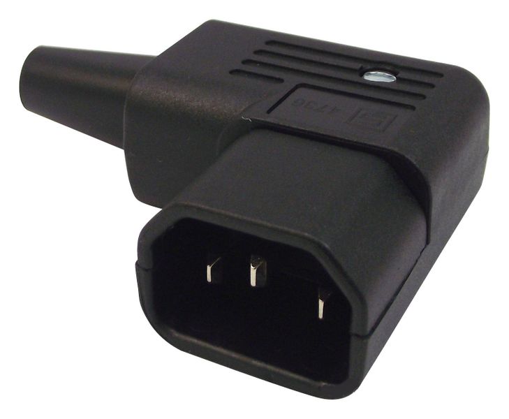 Schurter (4736.0000) IEC Power Connector, IEC C14 Plug, 15 A, 250 VAC