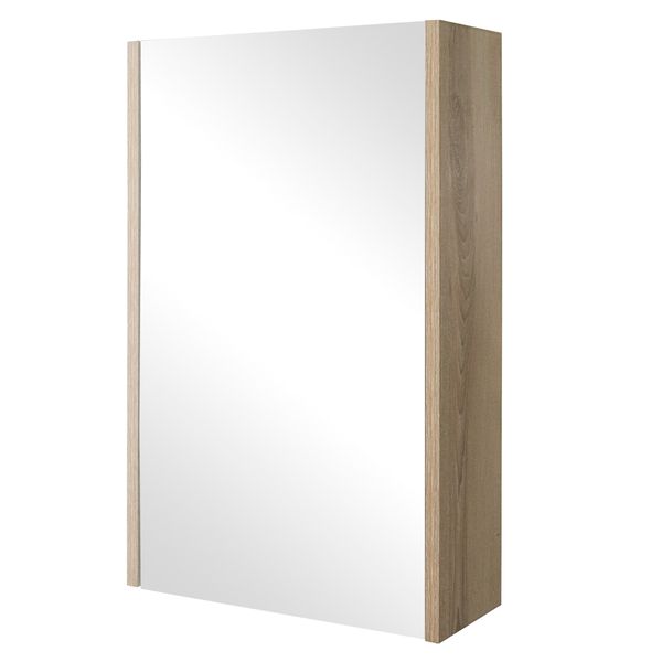 Stylo Bathroom Mirror Cabinet - Washed Shale