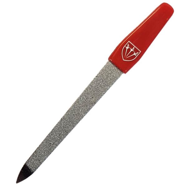 Kellermann 3 Swords Sapphire Nail File: Double-Sided Course/Fine Grain Red