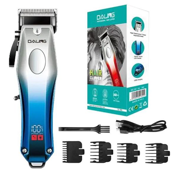 Daling Professional Hair Clipper Rechargeable Electric Hair Trimmer