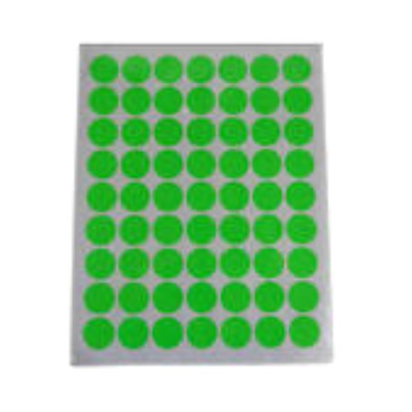 Stationery - Round Neon Stickers - 3 Pack