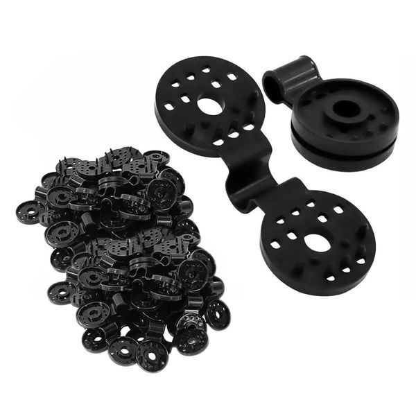 100 Piece Sunshade Net Fixing Clips -Black