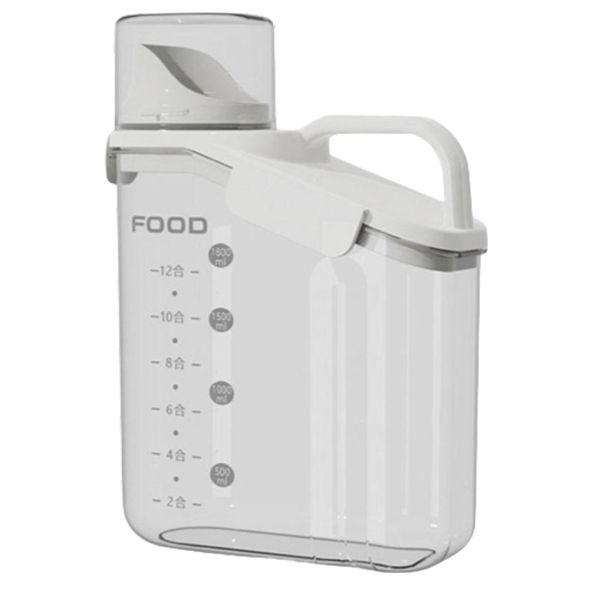 Home Transparent Portable Airtight Sealed Food Measuring Container