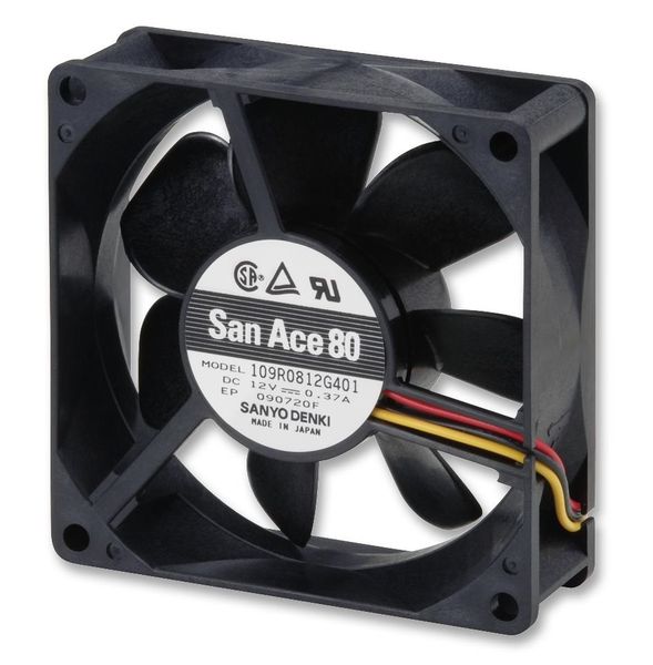 SANYO DENKI 109R0824G4021 - Axial Fan, San Ace 80 Series