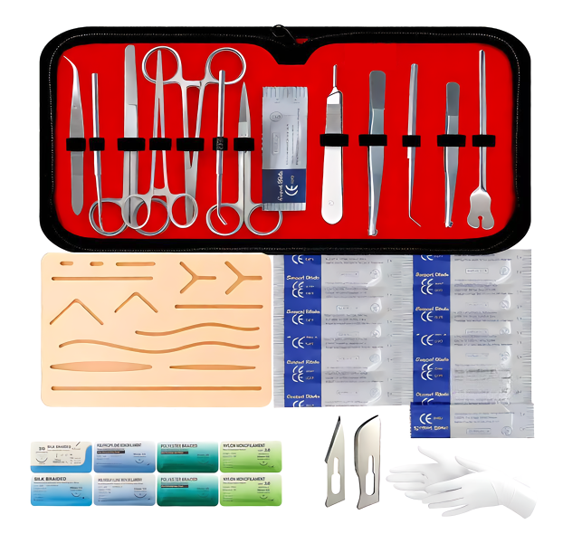 Dissection Kit 12 Pieces Set of Suture for Practice or Profession