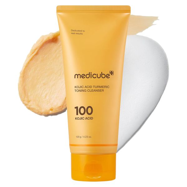 Medicube Kojic Acid Turmeric Whip Cleanser for Balanced and Glowing Skin