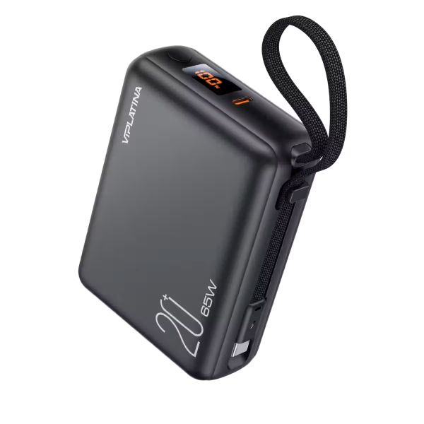 VipLatina-21, 20,000mAh Super Fast-Charging Power Bank with Digital Display