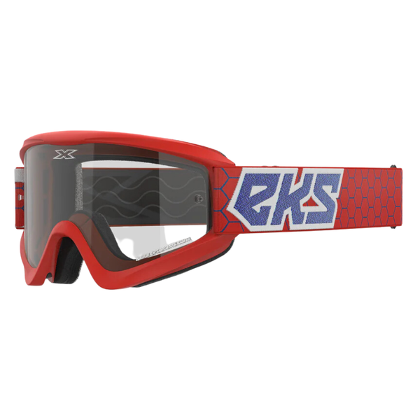 EKS Gox Flat Out White Clear Goggle