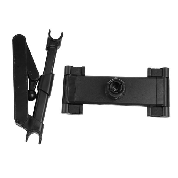 Car Tablet Headrest Holder 360 Degree Rotation Retractable Headrest Holder