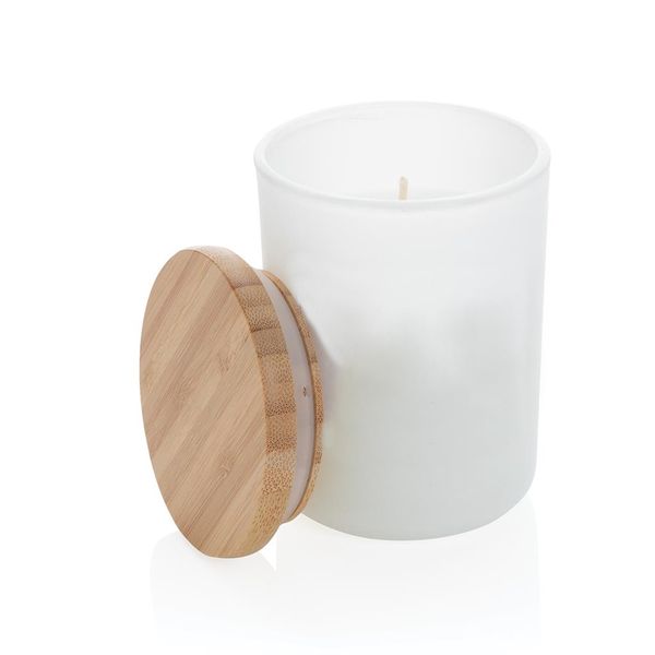 Blue Angel Deluxe Scented Candle With Bamboo Lid