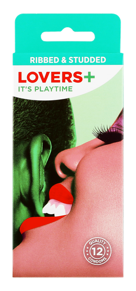 Lovers Plus Ribbed &amp; Studded - 12x 12