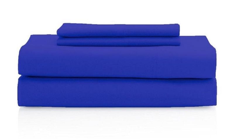 Wonder Towel Luxury Wrinkle-Resistant King Sheet Set 4 pcs Imperial Blue