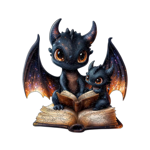 Dragons of Storytime Wooden Fantasy Jigsaw Puzzle for Adults and Kids