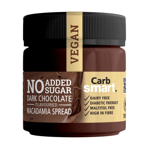 Carbsmart Dark Chocolate Flavoured Macadamia Spread - 250g