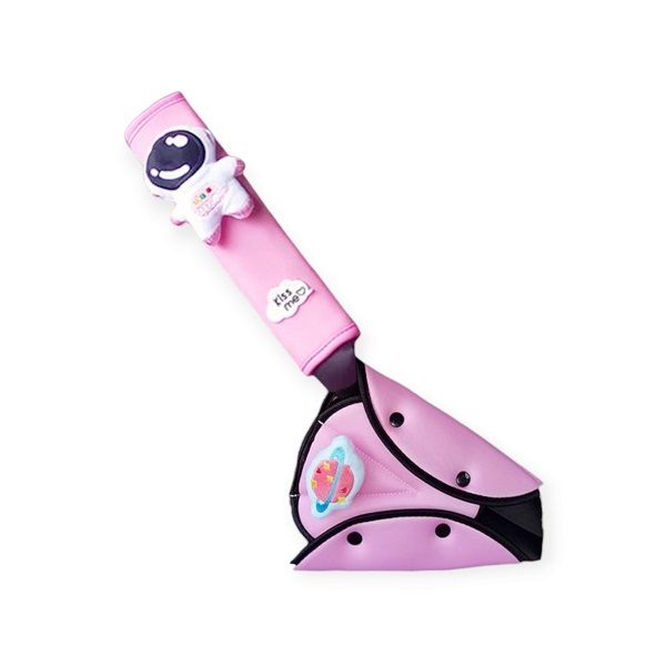 JG20375381 Adjustable Triangle Car Safety Seat Belt Pad Clips Protection