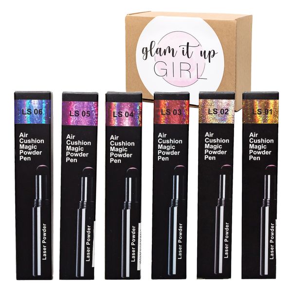 Glam it Up Girl/ Air Cushion Shimmer Powder Pen - Set of 6