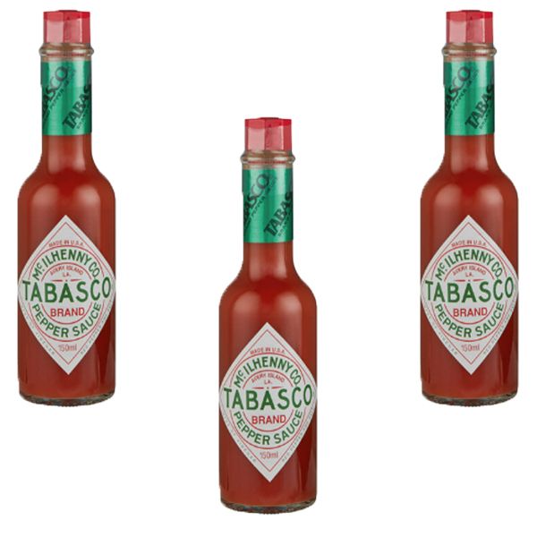 Tabasco Original Pepper Sauce - 3 x 150ml