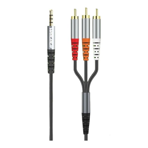 Male 3.5mm To 3 Lotus Head Cable 1.5m- SD