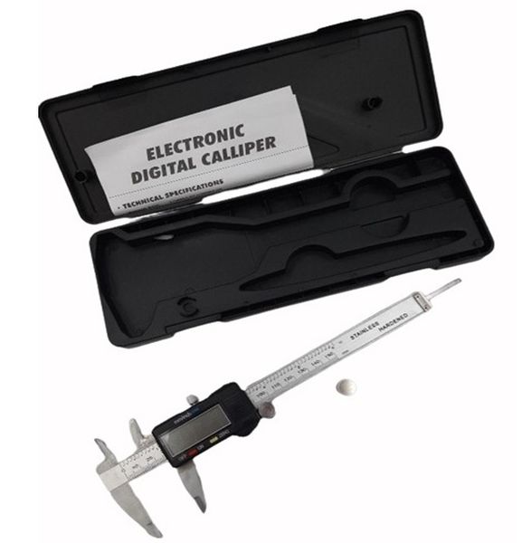 Caliper 150mm Micrometer LCD Gauge Measuring Ruler with Storage Box